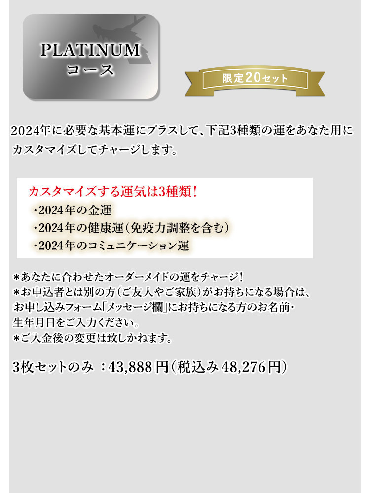 PLATINUMコース