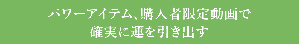 2023年の龍神護符はパワーアイテム付き!